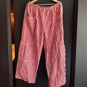 BDG Charlie gingham wide-leg pant